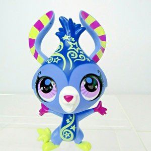 Littlest Pet Shop Bunny Action Figure Blue Wings 5 Inches